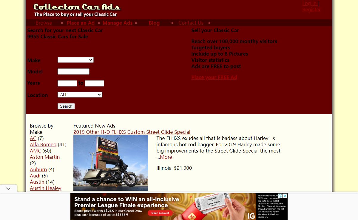 Classic Cars for Sale. Free Classic Car Ads. Buy and sell Classic and Muscle Cars.