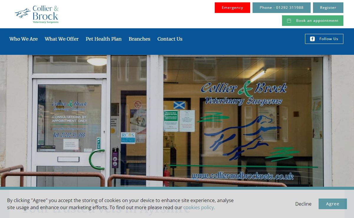 Collier & Brock Vets | Ayrshire's Original Pet Practice