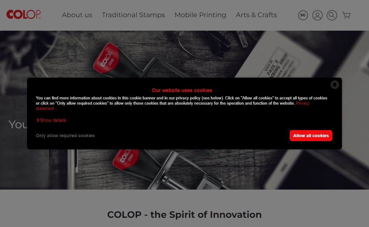 COLOP - Your Worldwide Partner For Marking Solutions!