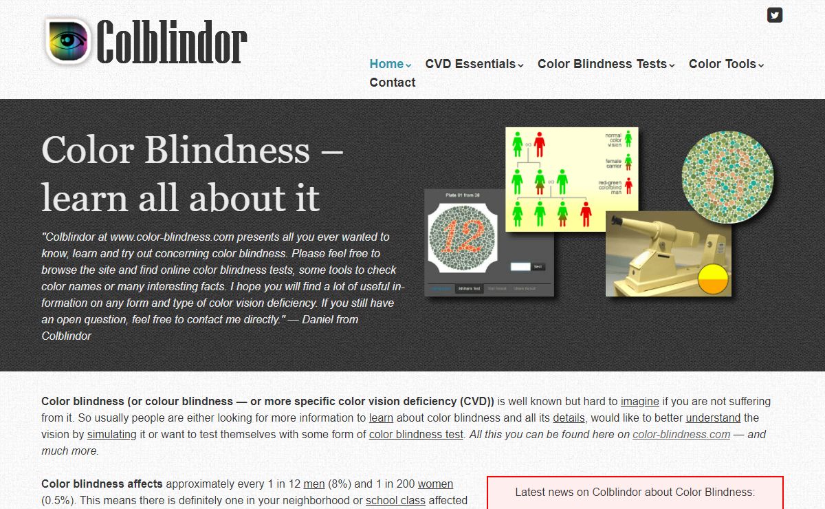 Colblindor – All about Color Blindness