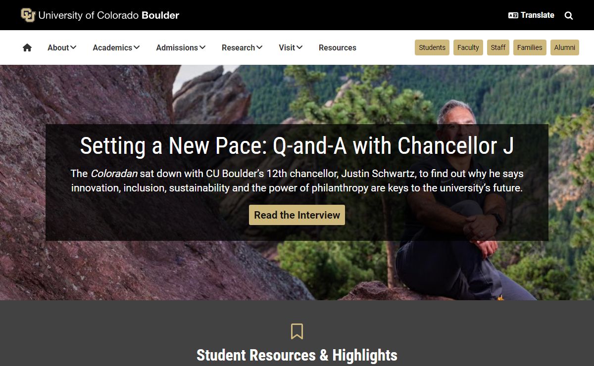 Home | University of Colorado Boulder
