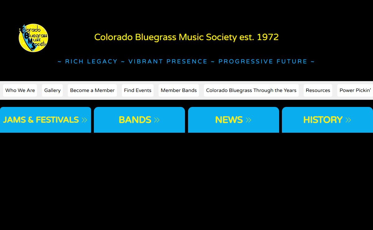 Colorado Bluegrass Music Society | Colorado Bluegrass | Colorado, USA
