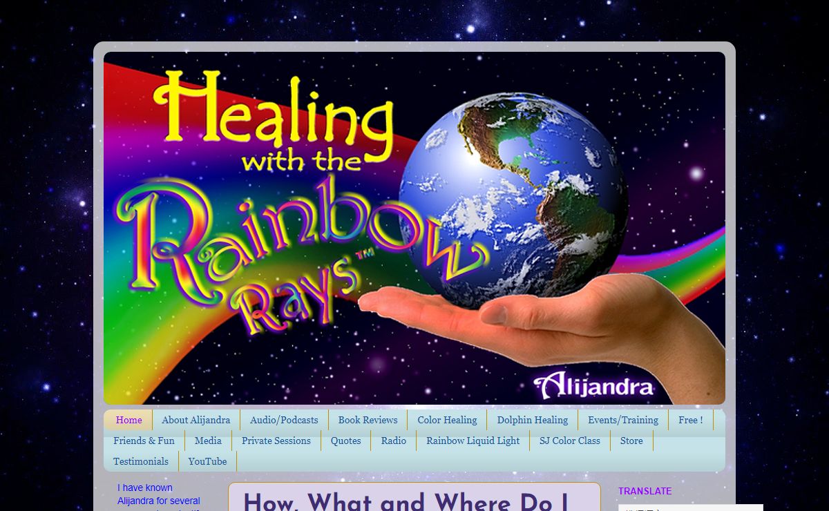 Healing with the Rainbow Rays