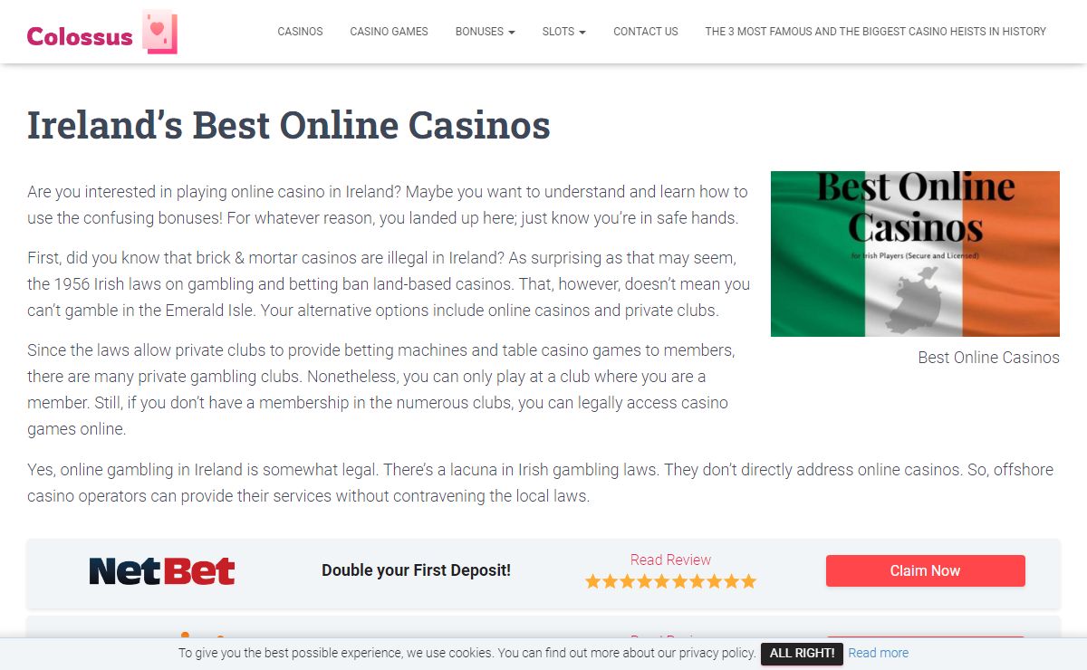 Top Irish Online Casinos | Best Casino Sites in 2021