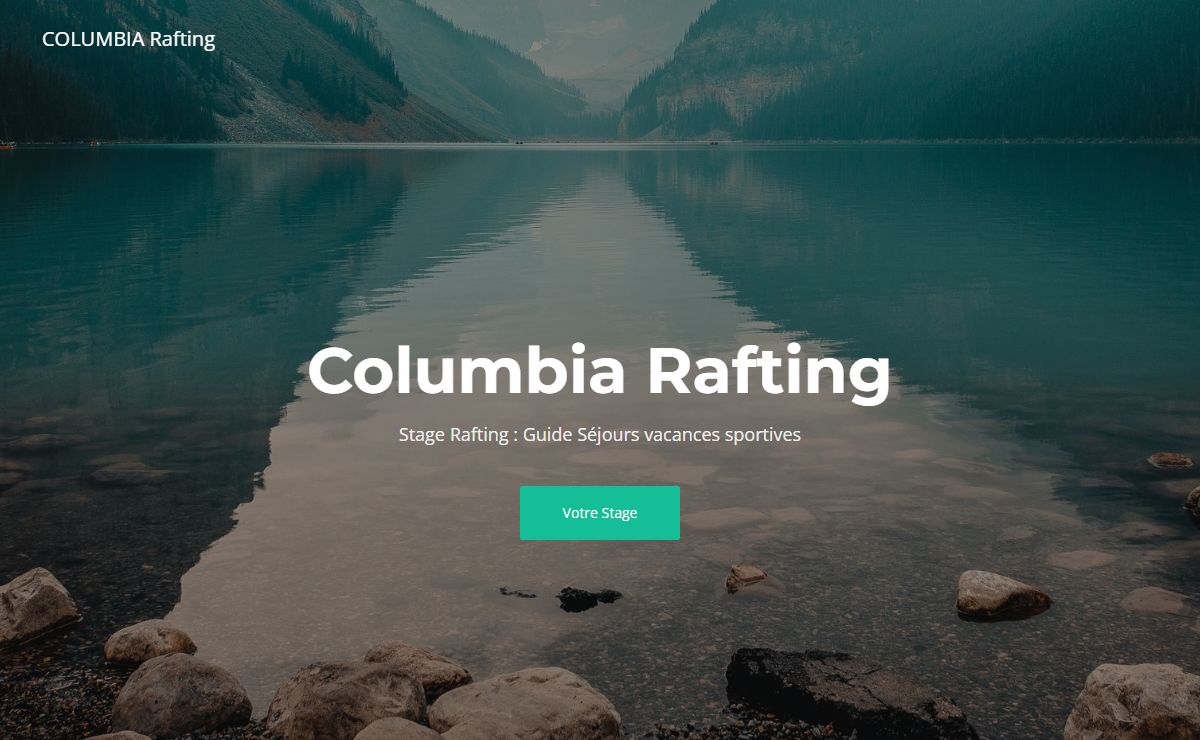 Columbia Rafting : Stage Rafting pour Vacances sportives