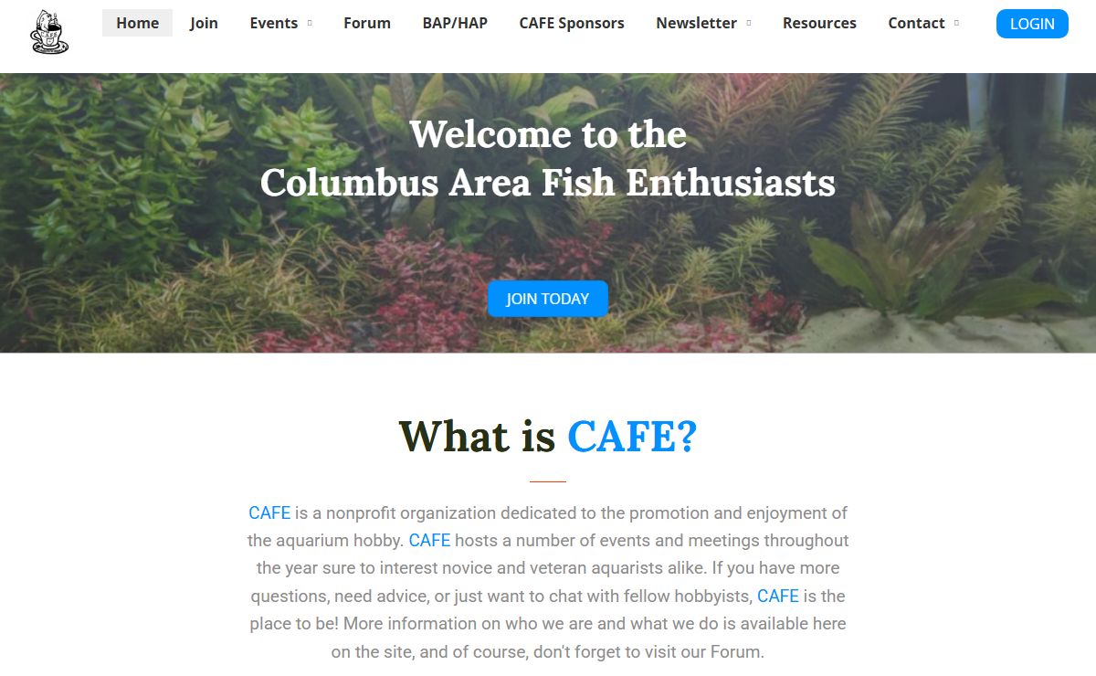 CAFE—Columbus Area Fish Enthusiasts