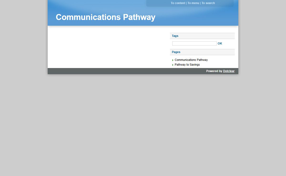 Communications Pathway