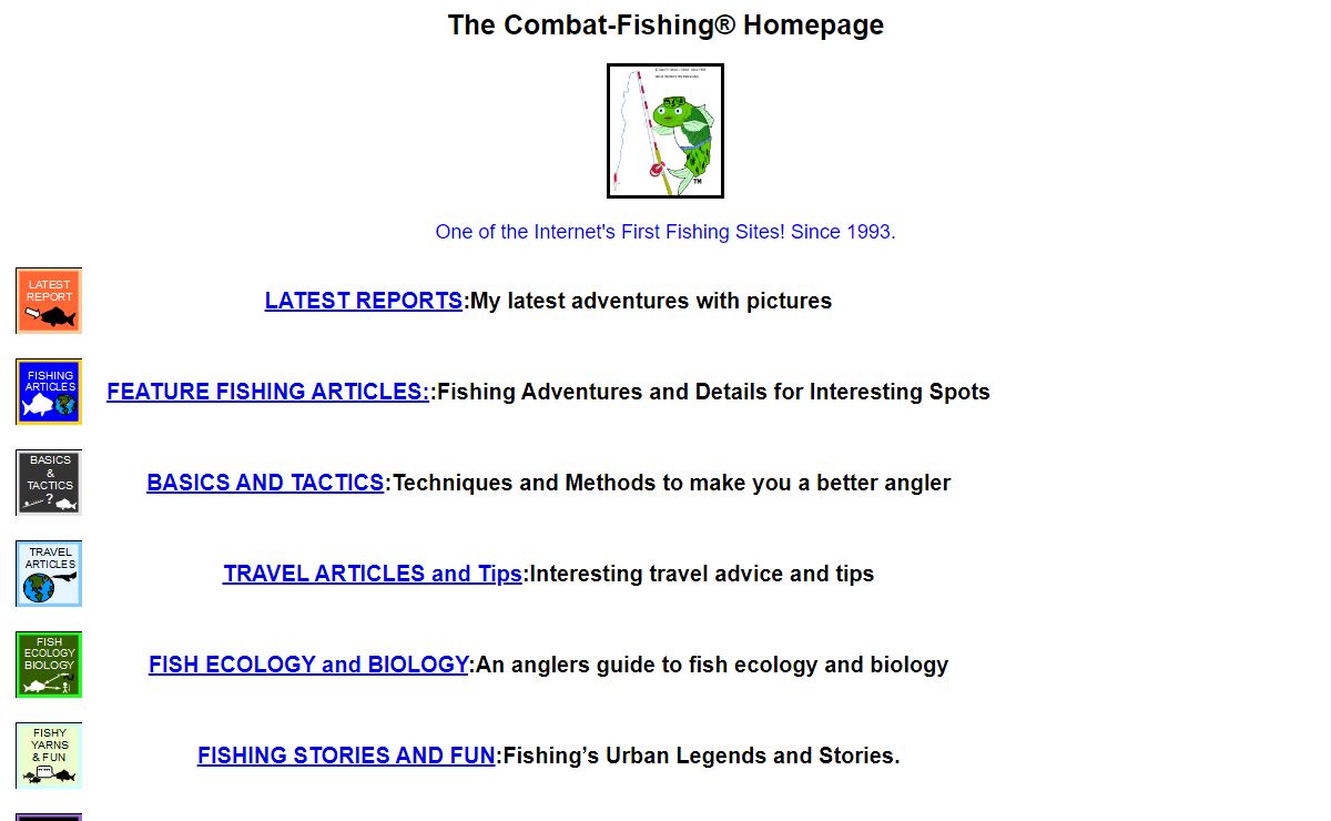 The Combat-Fishing® Homepage