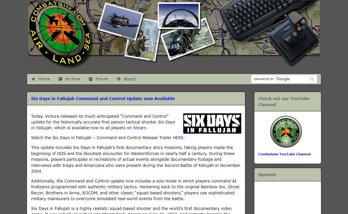 COMBATSIM.COM | The Ultimate Combat Simulation and Strategy Gamers' Resource.