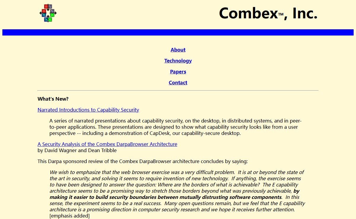 Welcome to Combex, Inc.