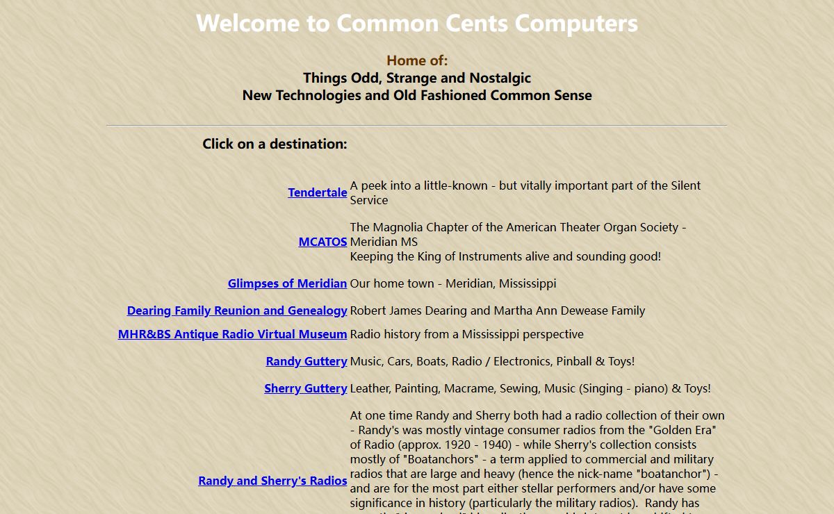 Common Cents Computers - - Home Page