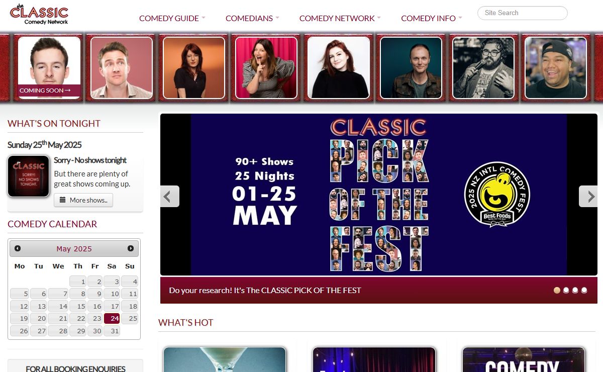 Comedy.co.nz - The home of live NZ comedy. Comedians, News, Reviews , Video, Venues. The Classic Comedy Bar and Classic Studio