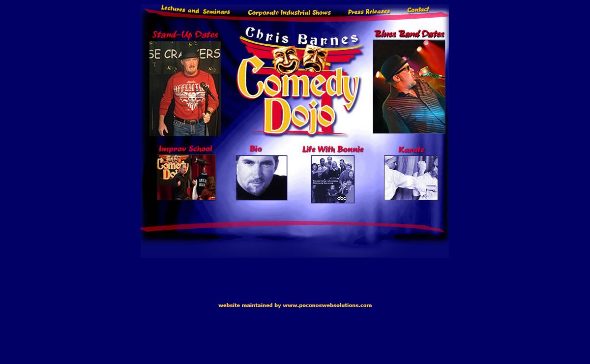 Welcome To Chris Barnes Comedy Dojo Website