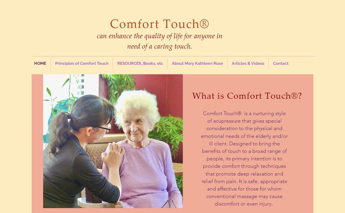 Massage For Elderly | Comfort Touch®