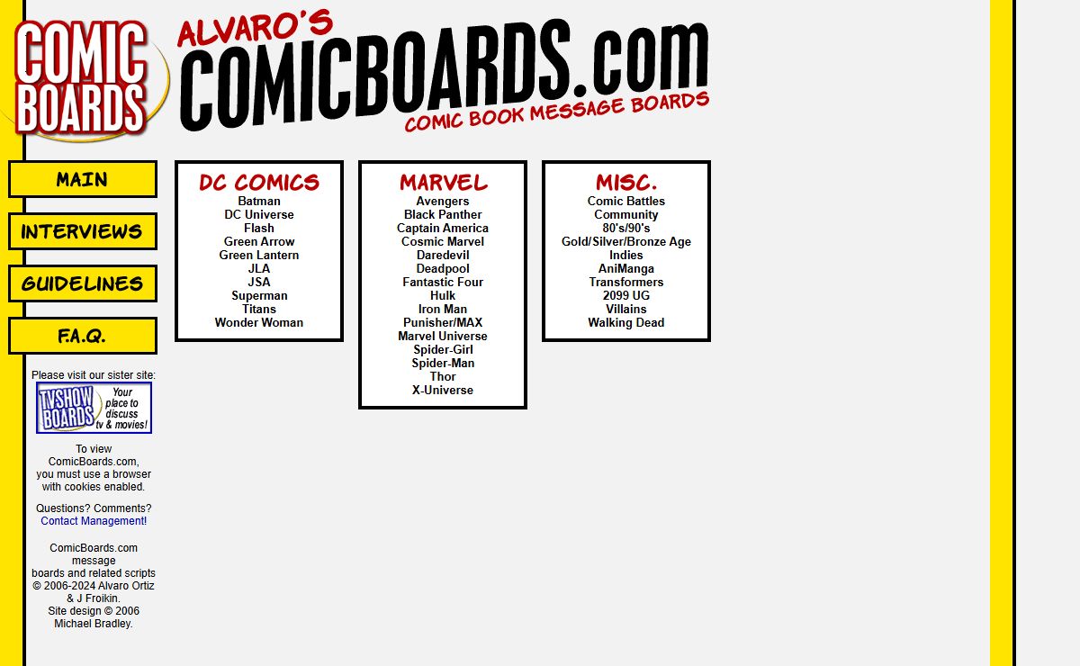 Alvaro's ComicBoards.com