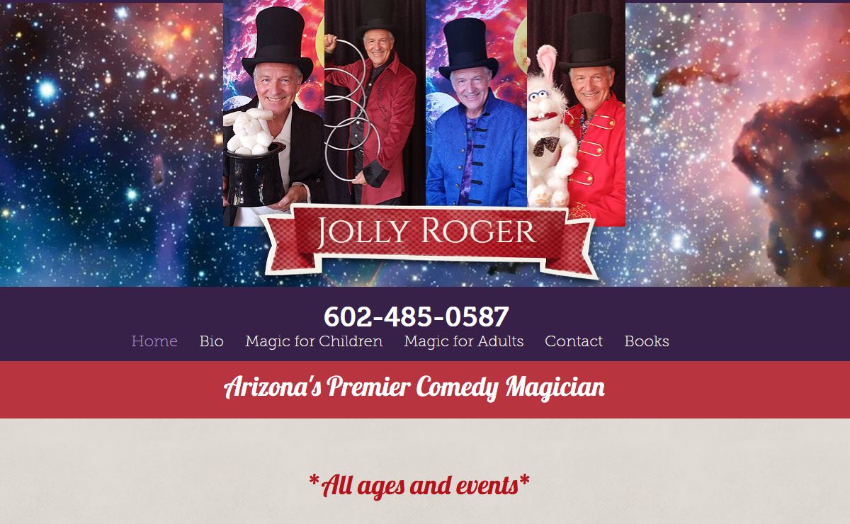 Jolly Roger Phoenix Arizona Magician