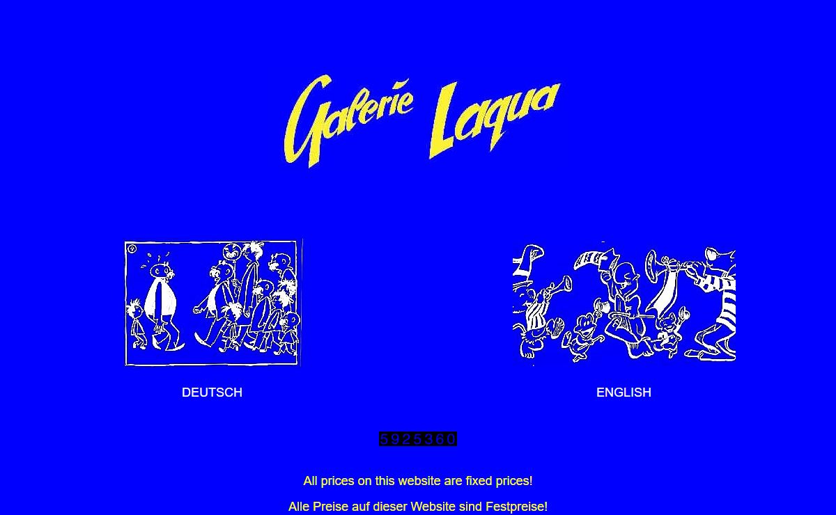 Galerie Laqua / Gallery Laqua offers original comic art  Comic Originalzeichnungen Originale planches originales planchesbd planches bd tavole originali  caricatures animation cels comic books merchandise disneyana reference books ( Comics Sekund�rliteratur ) owner / Inhaber : Carsten Laqua - Die Palette reicht von originalen Comicseiten von Carl Barks und Ralf K�nig bis hin zu originalen Cartoons von Erich Rauschenbach Website der Berliner Comicb�rse Comic-B�rse-Berlin Comic Galerie