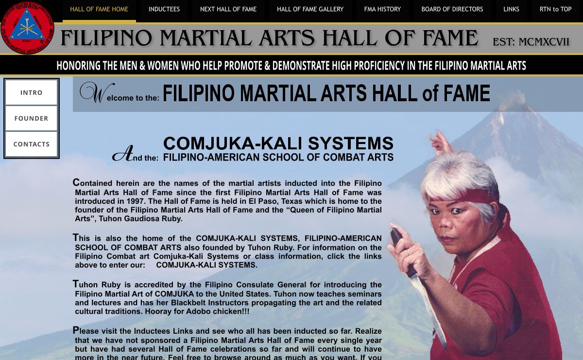 Filipinio Martial Arts Hall of Fame
