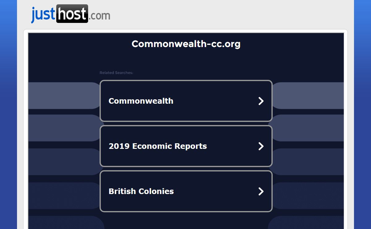 Welcome commonwealth-cc.org - Justhost.com