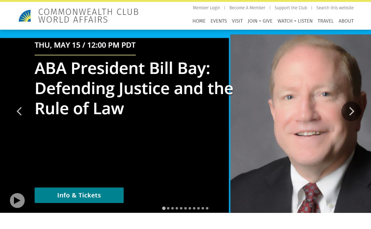 Commonwealth Club World Affairs