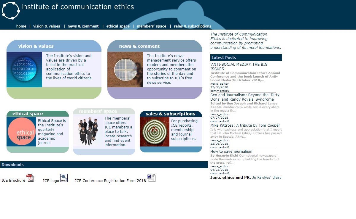 institute of communication ethics