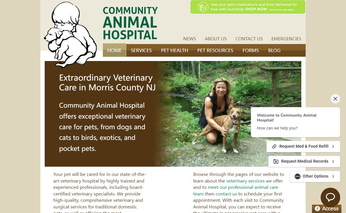 Morris County NJ Veterinarians | Community Animal Hospital, Morris Plains NJ