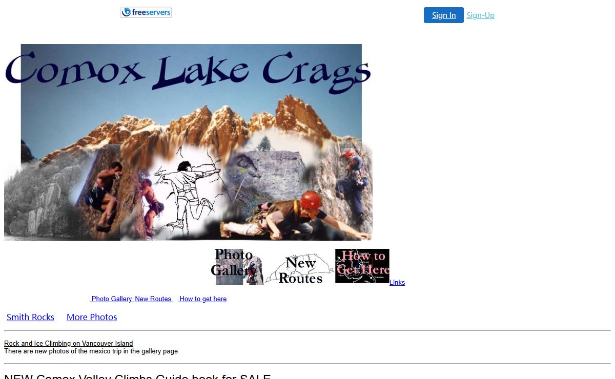 comox lake crags