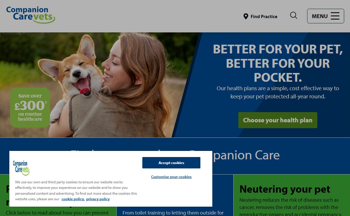 Companion Care | Putting Your Pet First | Experts In Vet Care