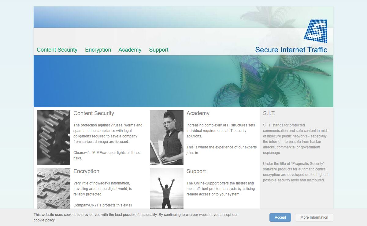 email encryption for Clearswift MIMEsweeper |