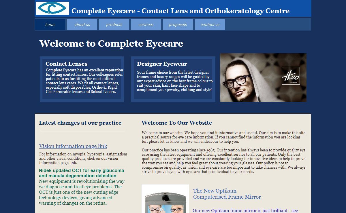 Complete Eyecare - Contact Lens and Orthokeratology Centre South Caulfield - Home Page