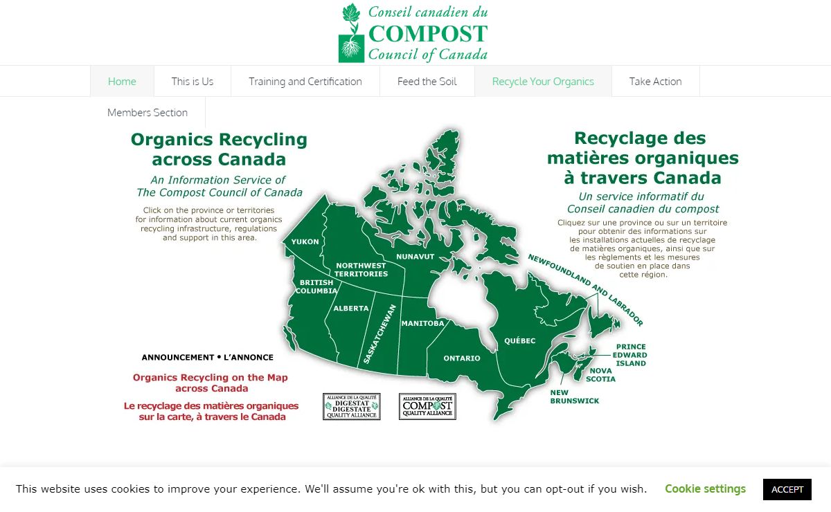 Home • The Compost Council of Canada