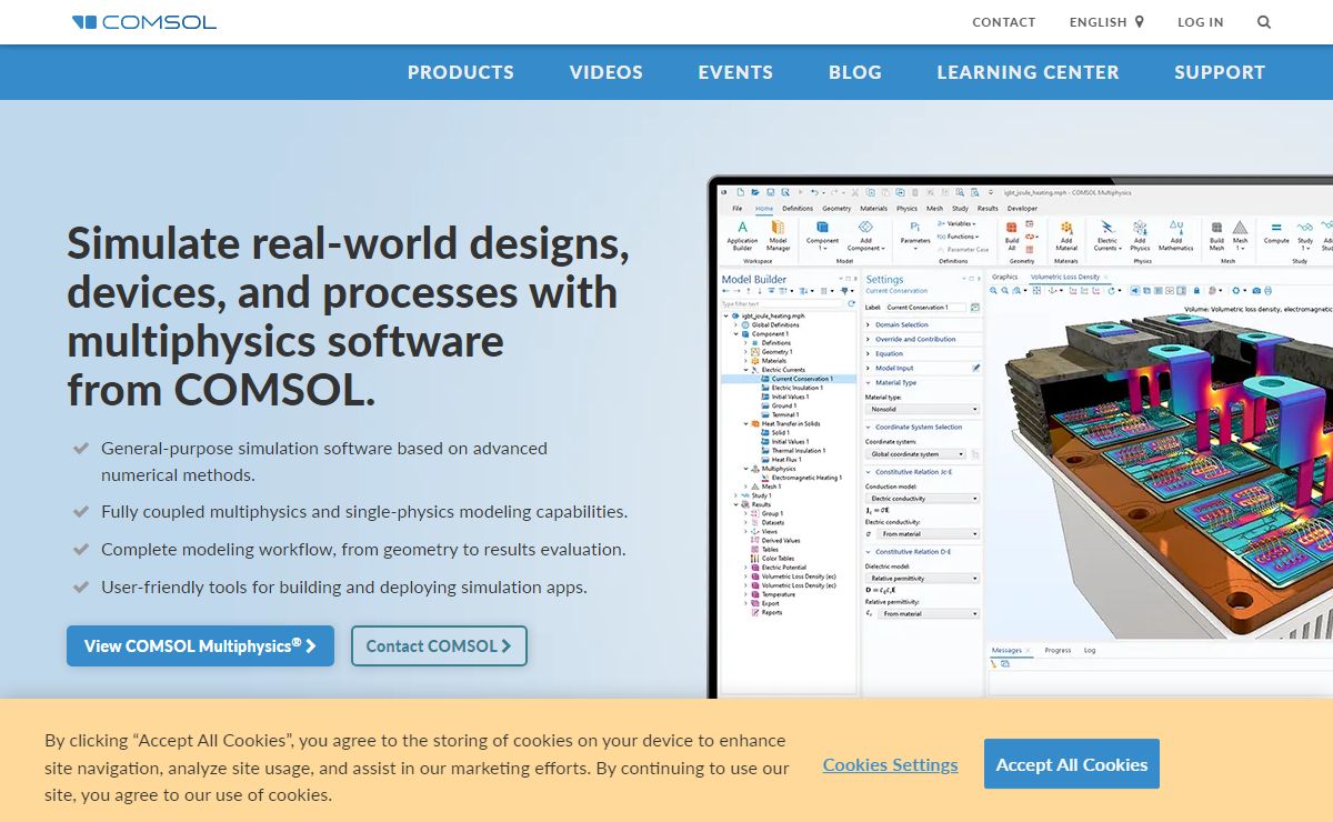 COMSOL - Software for Multiphysics Simulation