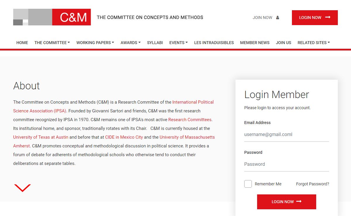 C&M - The Committee on Concepts and Methods