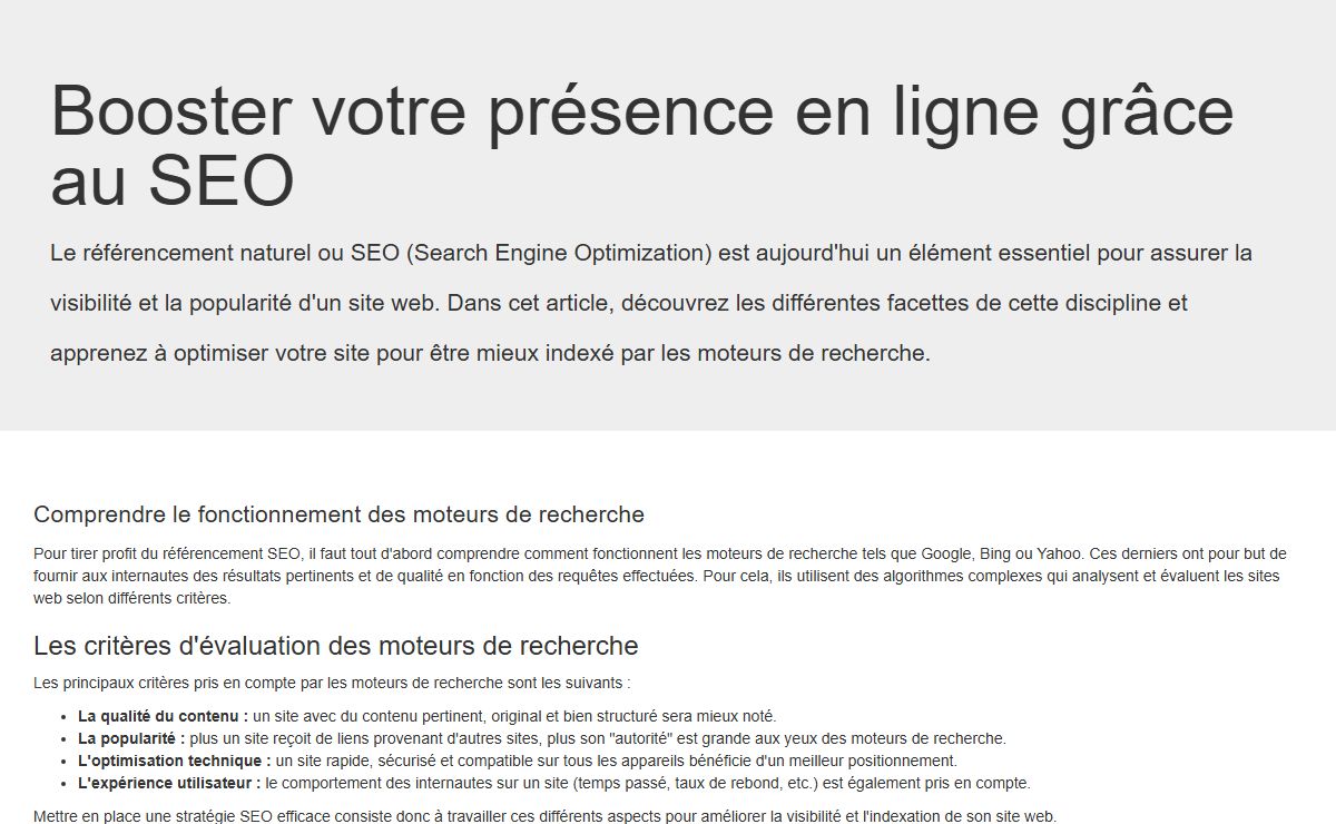 Maîtrisez le référencement SEO pour booster votre présence en ligne