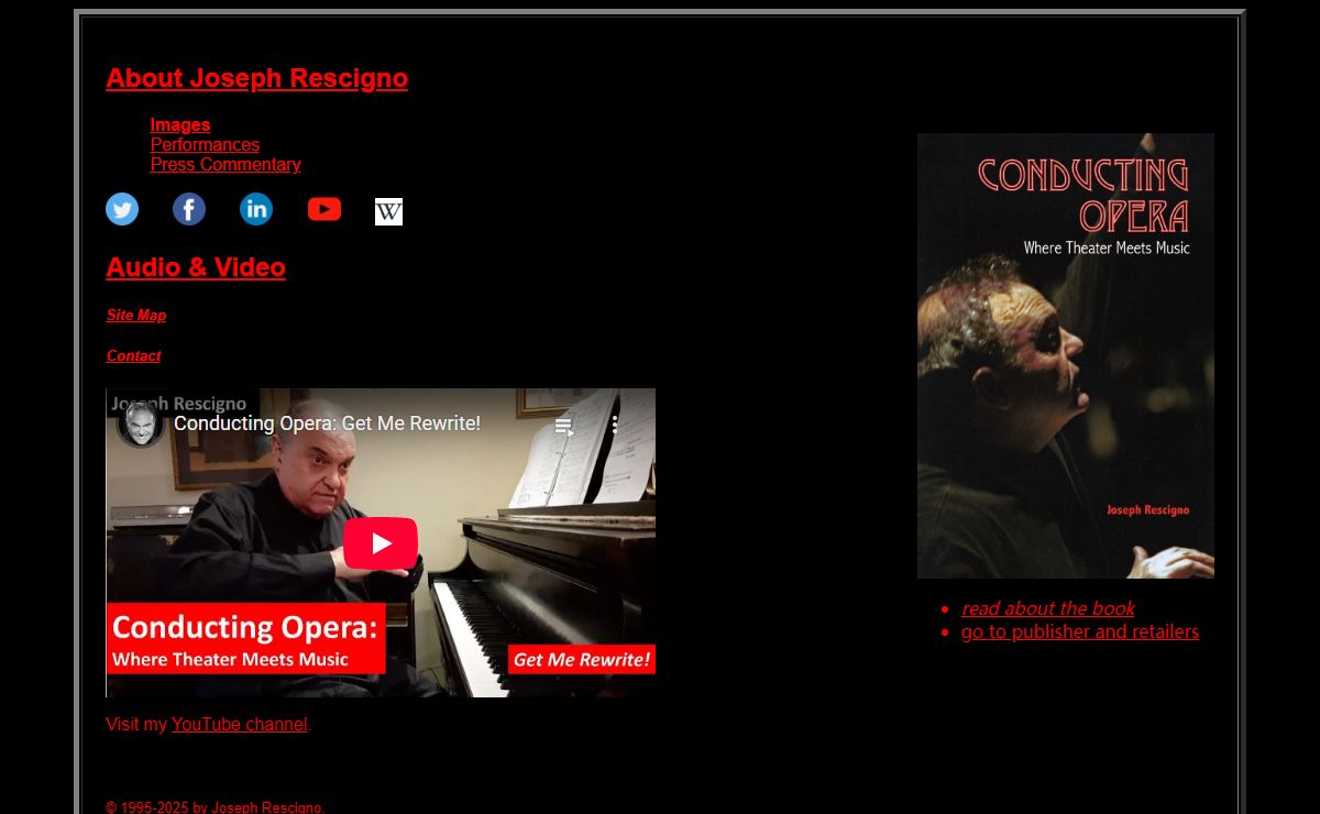 @concertatore, Joseph Rescigno, classical music, conductor, audio files, discussion