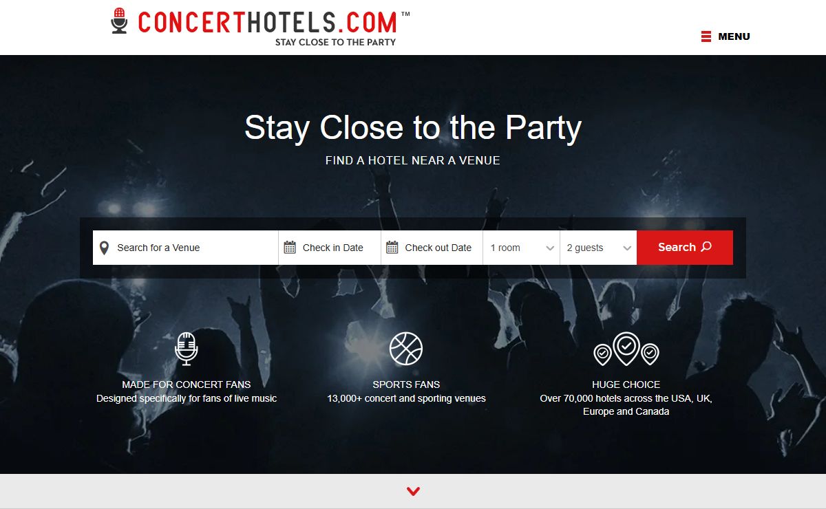 ConcertHotels.com | Hotels near Concert Venues