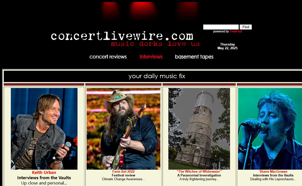 Chicago, Milwaukee and Tucson Concert Reviews, photos, interviews and features - ConcertLivewire