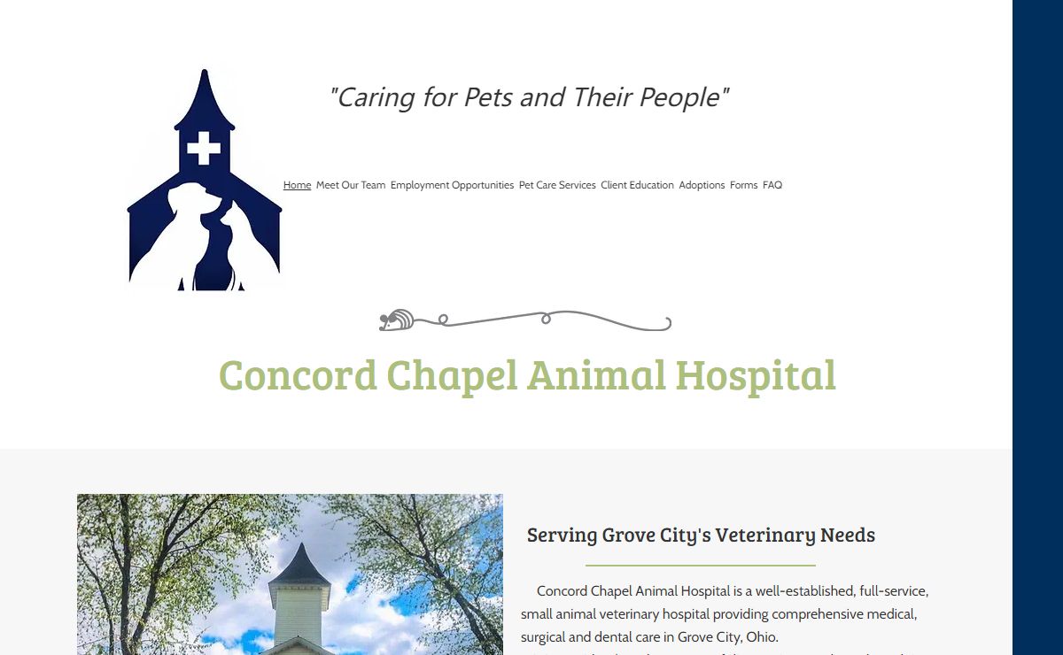 Vet Grove City, Ohio - Concord Chapel Animal Hospital