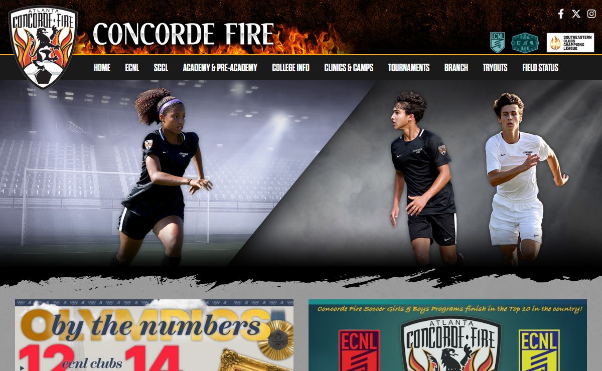 Concorde Fire Soccer Club | Home