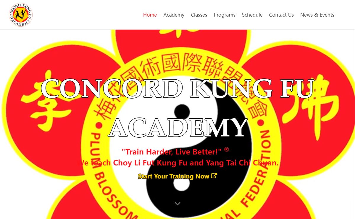 Concord Kung Fu Academy - Train Harder, Live Better ®