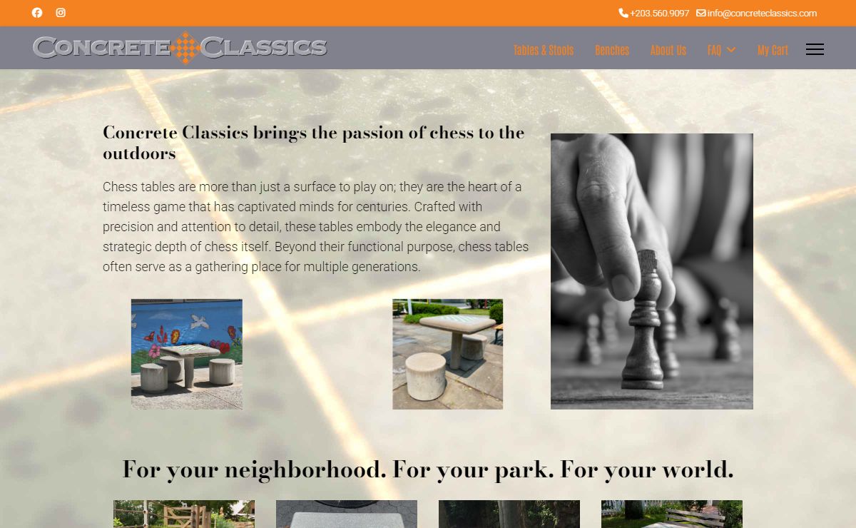 Concrete Classics - For your neighborhood, your park, your yard