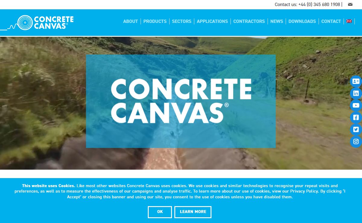 Erosion Control | Concrete Canvas®