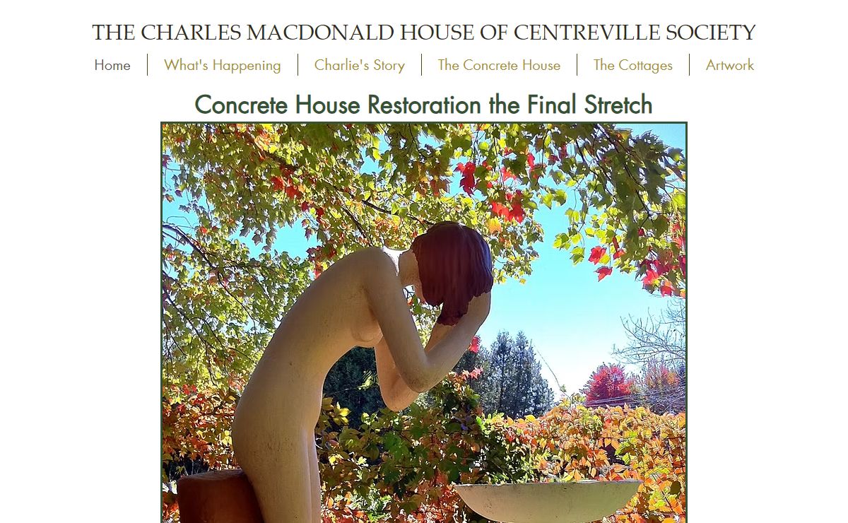 Folk Art | Concrete House | Nova Scotia | Heritage property | Centreville