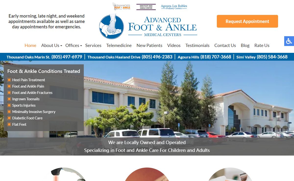 Advanced Foot & Ankle Medical Center - Podiatrist, Foot Doctor Thousand Oaks, Agoura Hills and Simi Valley, CA