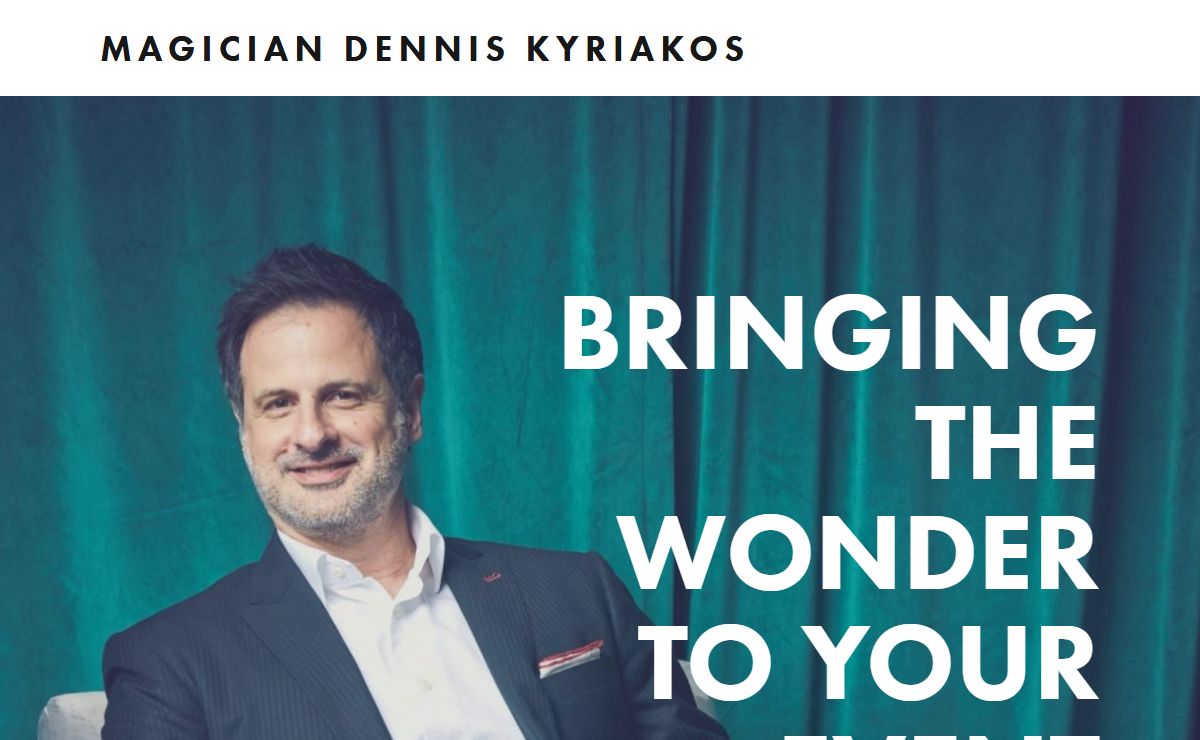 Magician Dennis Kyriakos