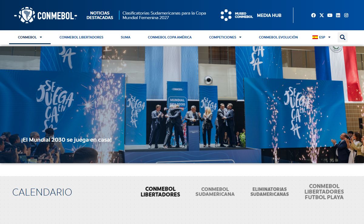 CONMEBOL – Sitio Oficial de la CONMEBOL