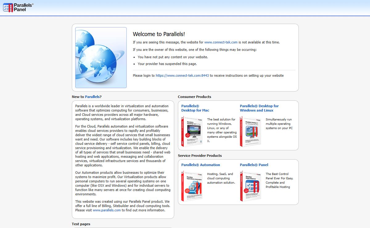 Domain Default page