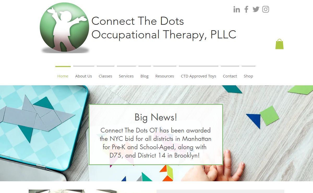 Pediatric Occupational Therapy | Connect The Dots OT | United States