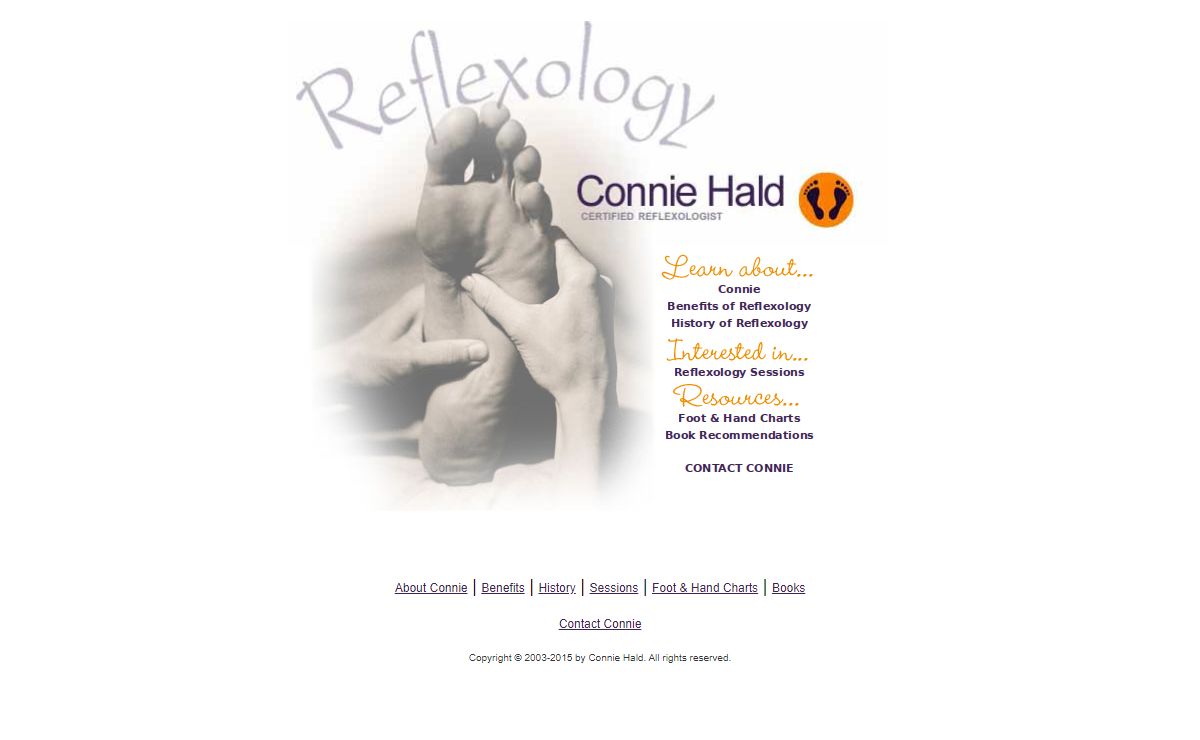 Connie Hald: Certified & Licensed Reflexologist