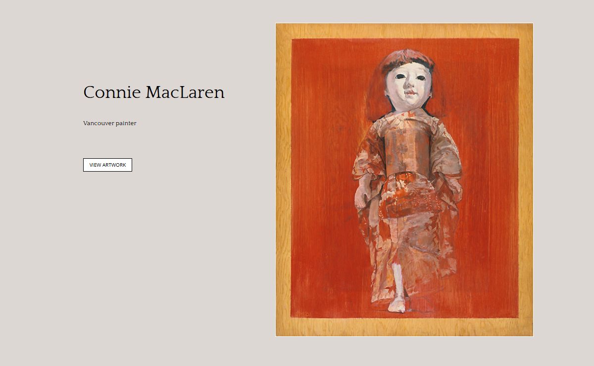 Home of Vancouver artist Connie MacLaren